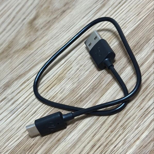 USB Type-Cケーブル 短め 黒 ブラック