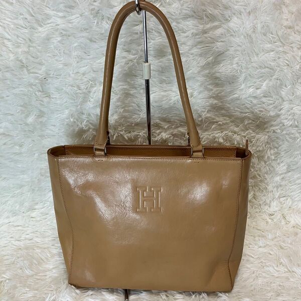 【美品】HIROFUレザーハンドバック トートバッグ 肩掛け
