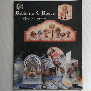 手芸図案 ■ARTBOOK_OUTLET■ O3-090 ★ 送料無料!リボンとバラがモチーフ ブレンダストット TOLE トール デザイン ブック