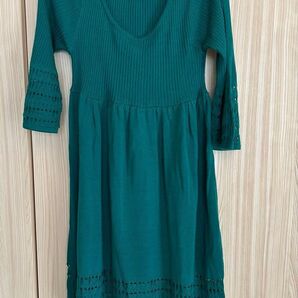 ワンピース M グリーン深緑 レディース