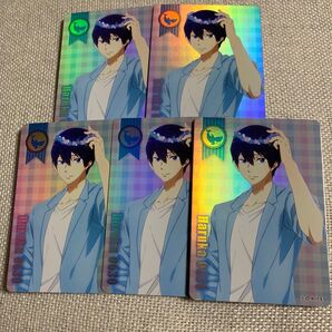 Free! バースデー キラキラアートカードコレクション 七瀬遙 5枚セット
