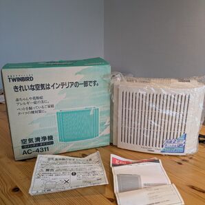 ツインバード 空気清浄機 ファンディタイニー AC-4311