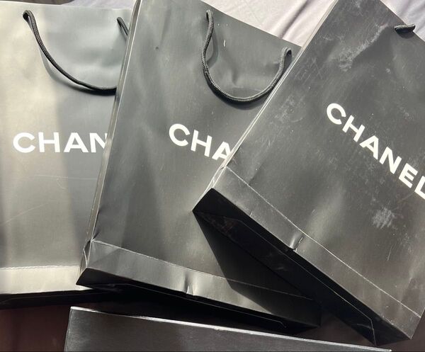 空箱 シャネル CHANEL 空箱3個と紙袋3枚まとめ売り