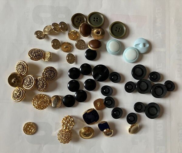 ☆昭和レトロ ボタン色々 60個 ボタン ボタンSET ハンドメイド