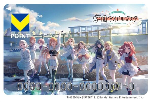 学園アイドルマスター Vポイントカード 新品未使用1枚 旧 Tカード