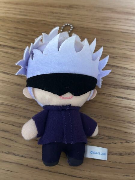 呪術廻戦 五条悟 ぬいぐるみ キーホルダー ボールチェーン