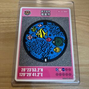 奄美市 マンホールカード B001 初期ロット カラー版 第21弾令和5年12月配布開始 クーポン対象