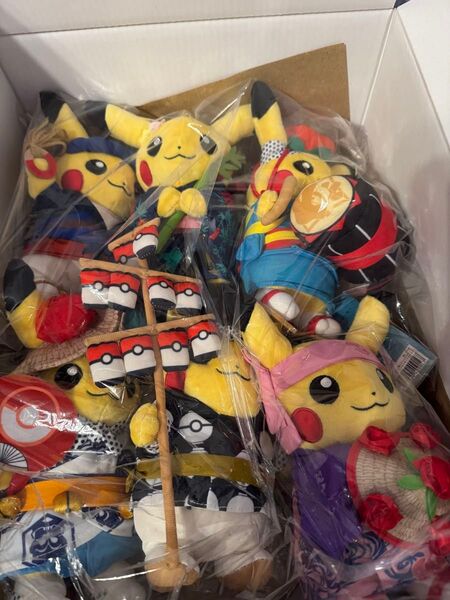 ポケモンセンタートウホク お祭り ピカチュウ ぬいぐるみ 6種