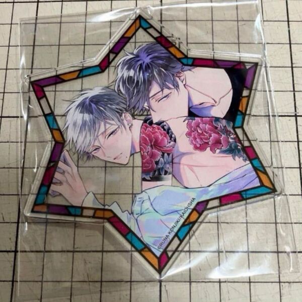 【在庫確認お願いします】紺色ルナ gush マンガ展 アクリルコースター