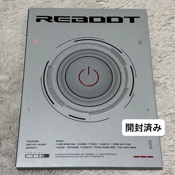 TREASURE CD 2nd FULL ALBUM アルバム REBOOT 韓国盤 Ver2