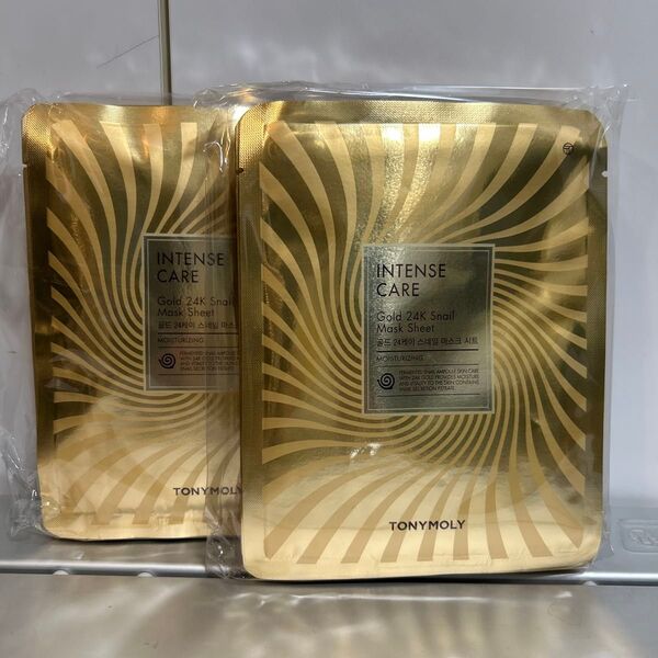 TONYMOLY INTENSE CARE Gold 24K Snail Mask Sheet 20枚