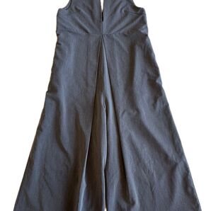 ノースリーブジャンプスーツ グレー シンプル フリーサイズ