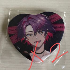 値下げ 渡会雲雀 にじさんじ ホワイトデー 缶バッジ