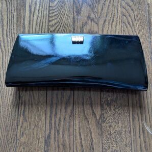 エナメルセカンドバッグ