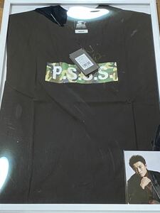 チャリティー御本人提供品　小栗旬　直筆サイン入りP.S.S.S Tシャツ　新品　M 額装品