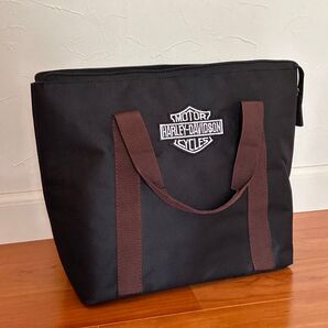 Harley-Davidson トートバッグ 黒 ハーレーダビッドソン 白ロゴ