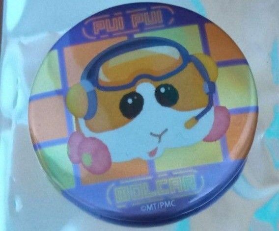 PUIPUIモルカー サイバーパンクパーティー ポテト メタリック缶バッジ 上野