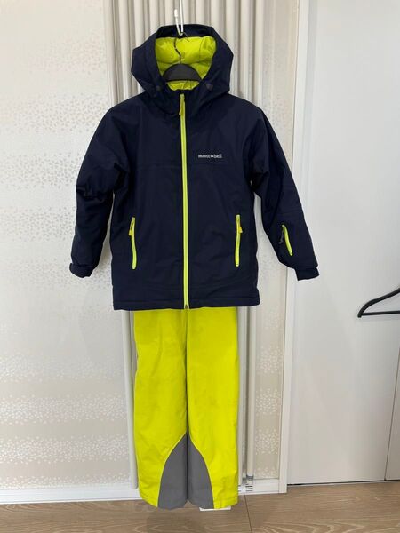 mont-bell モンベル スキーウェア スノーボードウェア 上下セット ジュニア 140 ジャケット パンツ
