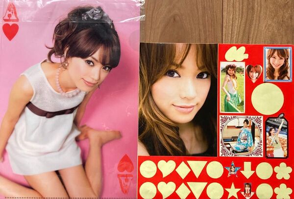 ☆週末値下げ エビちゃん 蛯原友里 クリアファイル シール カレンダー 付録 CanCam 2007年 2008年 当時物☆