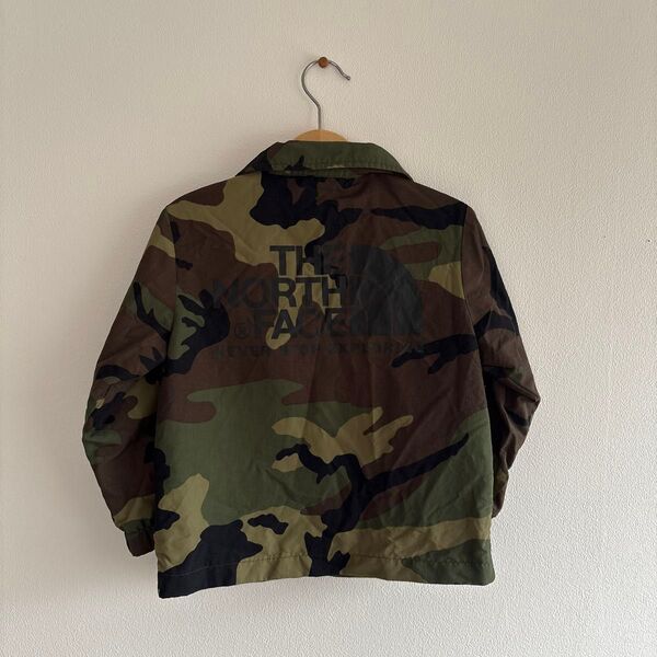 ノースフェイス NORTHFACE キッズ 迷彩 カモフラ 古着 コーチジャケット 羽織 春