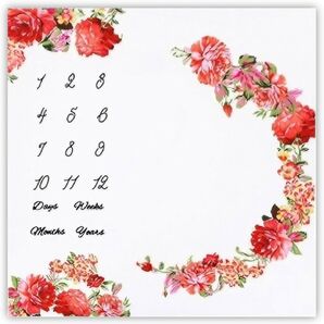 ベビー 赤ちゃん 寝相アート 撮影毛布 月齢フォト ベビー毛布 ブランケット 撮影 成長記録 誕生日