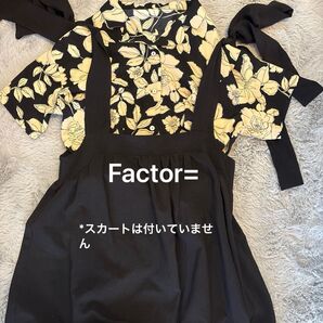 Factor= ファクターイコール 柄シャツ