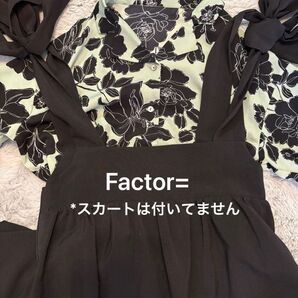 Factor= ファクターイコール 柄シャツ