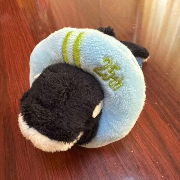 浮き輪付きクジラのぬいぐるみ シャチ マスコット ぬいぐるみ