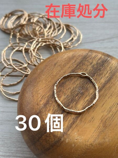 291【レジン レジン枠 空枠 チャーム】輪っか フープ 金属チャーム デコパーツ