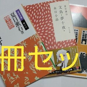 【お買い得】【3冊セット】夏目漱石 坊っちゃん・エッセイ 夢十夜 日本文学 村上春樹 芥川龍之介 谷崎潤一郎 川端康成