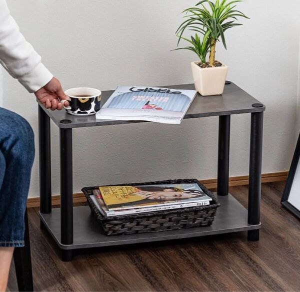オープンラック2段 システムラック 隙間ラック 収納ラック 幅60cm OP2EB