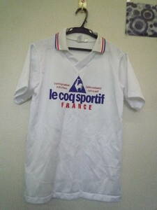 ★ Ie coq sportif　衿付 半袖 スポーツウエア　「 FRANCE 」　背番号 ２２　＜ M ＞