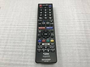 SHARP シャープ テレビリモコン GB278SB　中古品4537