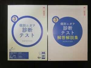 進研ゼミ　個別ニガテ＆志望大ギャップ　診断テスト　英語　数学　国語　高校講座　高２　第３回