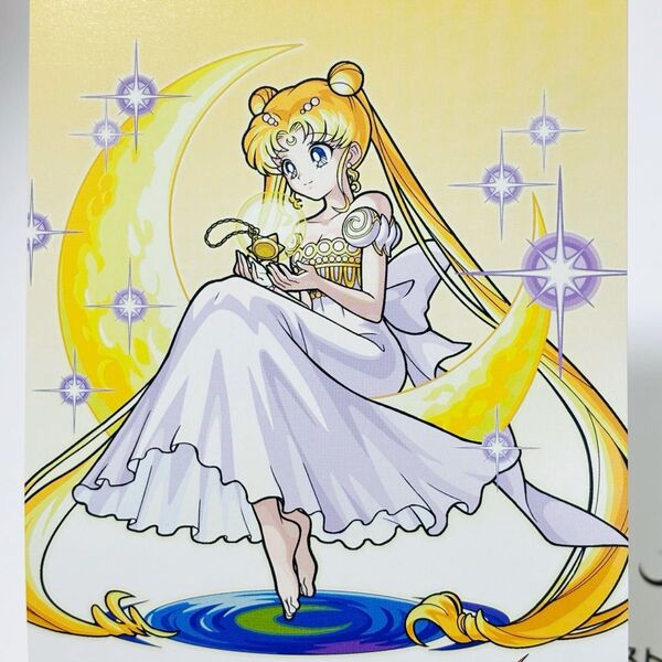 【セーラームーン】プリンセス セレニティ モンストコラボ ポストカード 希少 レア モンスターストライク 月野うさぎ