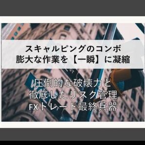 ★FX スキャルピングで手堅く驚異的!王道手法を伝授します★ 高度なスキルは必要なし。エントリー利確、損切も明確★定価15000円