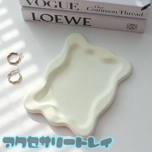 アクセサリートレイ 小物入れ 置物 インスタ映え ディスプレイ インテリア プレート 韓国雑貨 おしゃれ 北欧 海外 うねうね