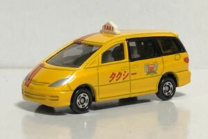 NEW DX R/C トミカ トレーラー セット トヨタ エスティマ タクシー イエロー 黄 赤帯 ワゴン 乗用車 TAXI 30周年 30th ミニバン TOMICA TOY