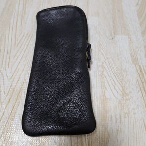 CHROME HEARTS メガネ拭き付き クロムハーツ 革袋 巾着袋 付属品 アクセサリー入れ