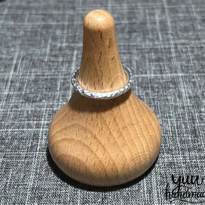 オーダーメイドアルミエアリーリング【槌目大】