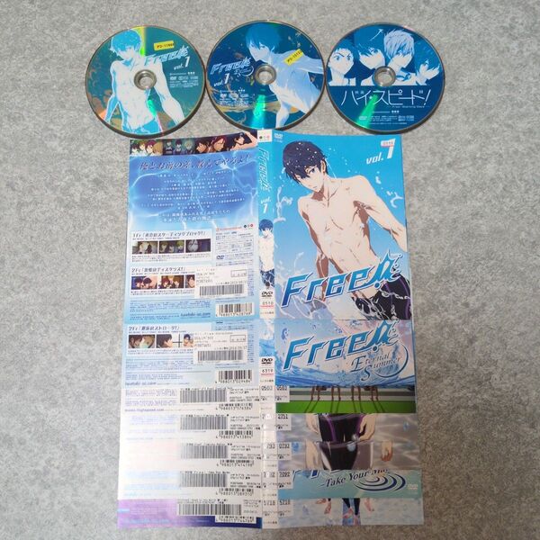 『アニメ』Free! vol.1~vol.6+vol.1~vol.7+映画+劇場版 絆+約束+特別版+劇場版 夢【セット売り】