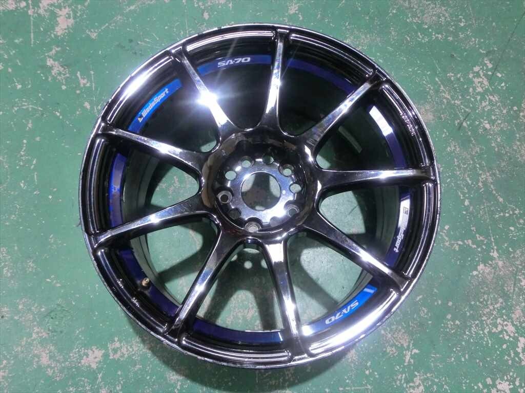 優先配送 ウェッズ WedsSport SA-70TT ドリケツ 2本 9J+29 メッキ タイヤ・ホイール