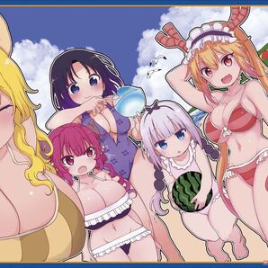 新品未開封 小林さんちのメイドラゴン タペストリー メディコス