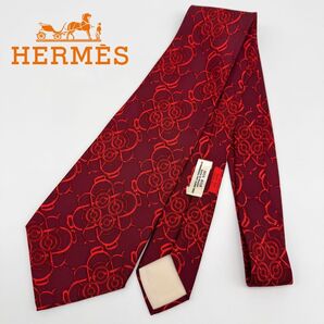 6/14最終値下げ! 極美品 HERMES エルメス ネクタイ シルク