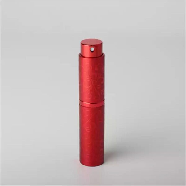 アトマイザー アルコールや次亜塩素酸水や香水を10ml詰め替え容器 レッド