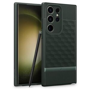 Galaxy S23 Ultra ケース 3D ミッドナイトグリーン