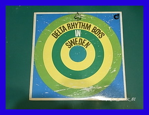 DELTA RHYTHM BOYS / DELTA RHYTHM BOYS IN SWEDEN デルタ・リズム・ボーイズ・イン・スウェーデン/UPS-2024-J/5点以上で送料無料!!!/LP