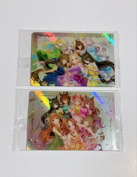 2枚 ウマ娘 ツインウエハース Special R 集合 1.5周年 2周年