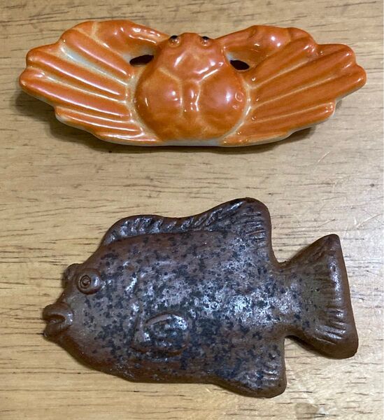 箸置き かに 魚 2個セット