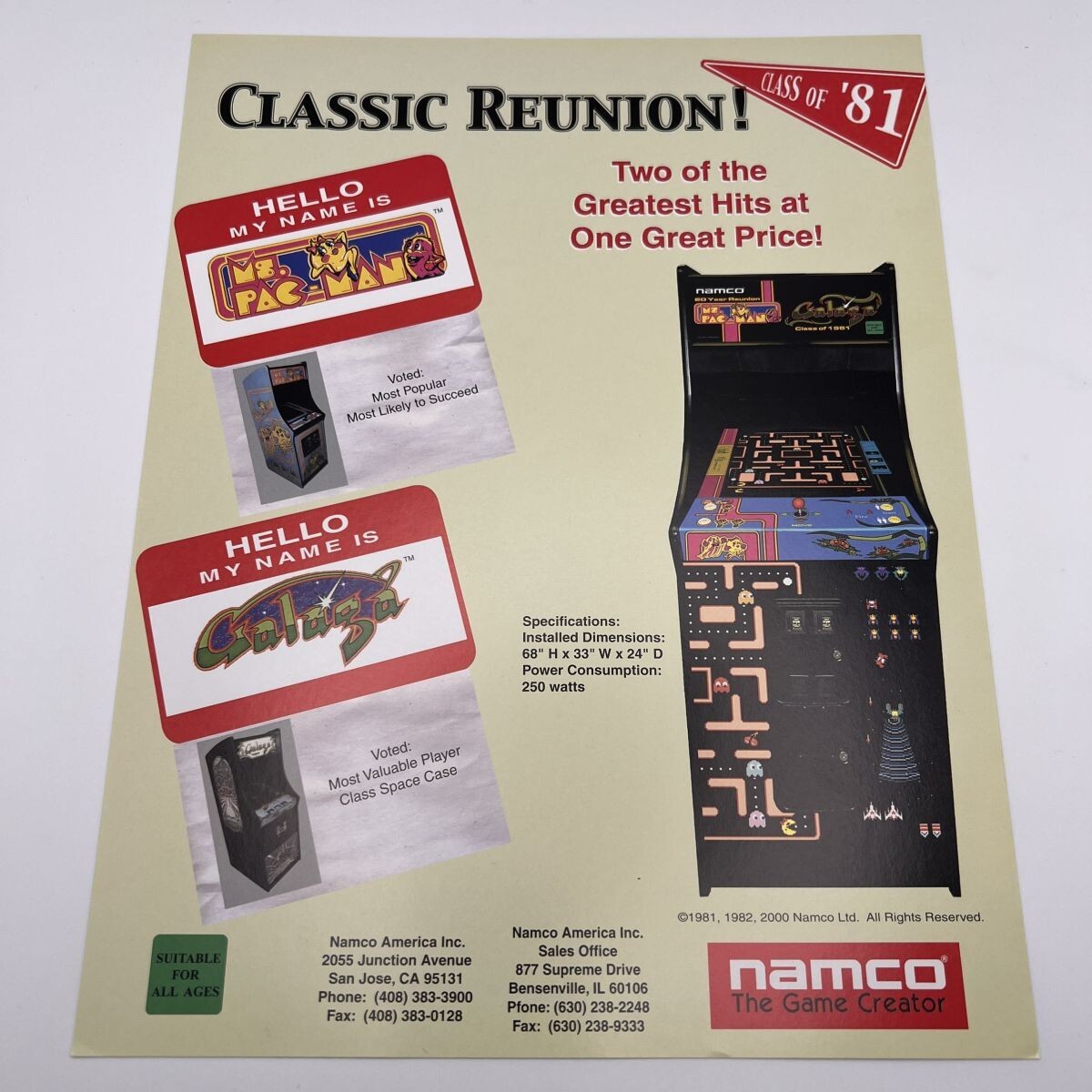 2025年最新】Yahoo!オークション -ナムコ チラシの中古品・新品 2025年最新】Yahoo!オークション -ナムコ チラシの中古品・新品
